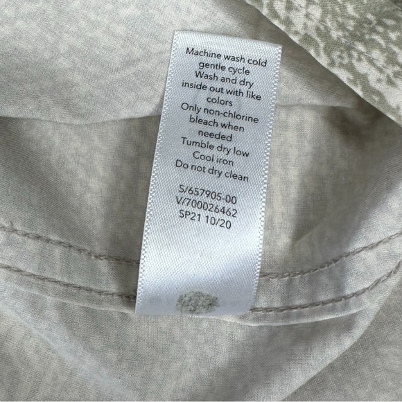 Athleta Zuma Printed Long Sleeve Casual Dress Size M Lightweight and Airy - Picture 4 of 8